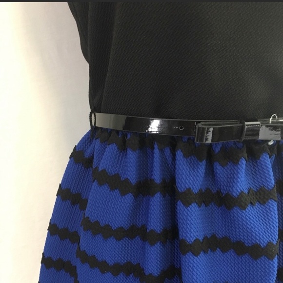 🛑SOLD🛑As U Wish royal blue bow belt sleeveless - Picture 3 of 8